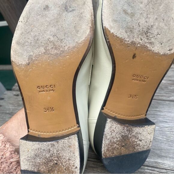 GUCCI Jakarta Calfskin Womens Interlocking G Horsebit Loafers size EU34 1/2 - Picture 5 of 14